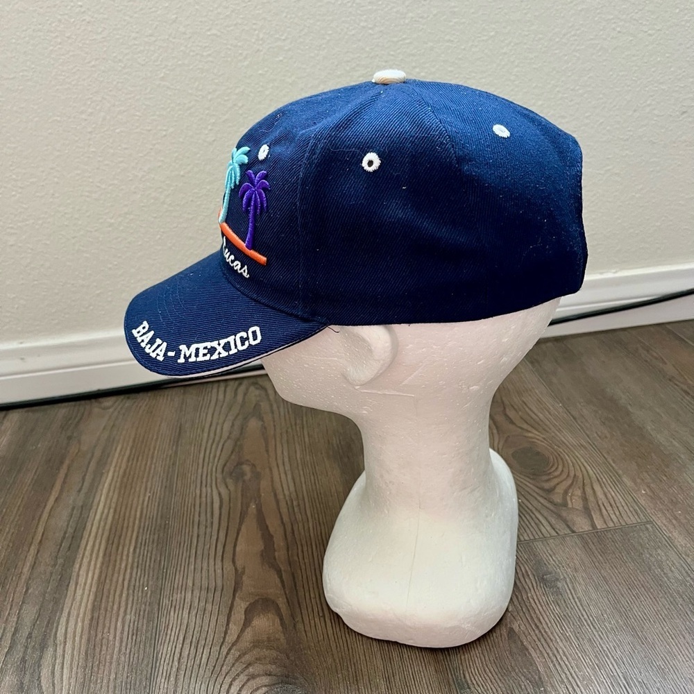 Cabo San Lucas Embroidered Blue Cap - Picture 3 of 9